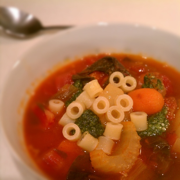 Winter Vegetable Minestrone Soup